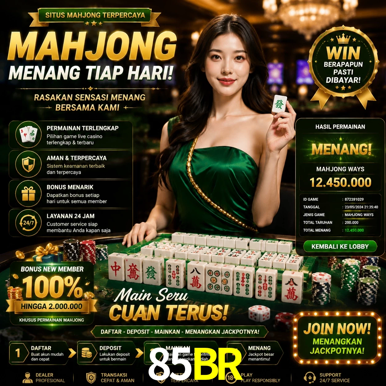 Cashback VIP 85BR - reembolso semanal